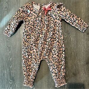 Mud Pie Leopard Print Romper
